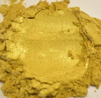 Fine Light Gold Mica Pearl Pigment Automotive Paint Resin Casting Airbrush • $11.30