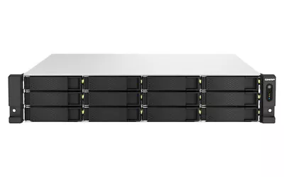 QNAP TS-h1887XU-RP NAS Rack (2U) Ethernet LAN Black White E-2334 • £4745.19