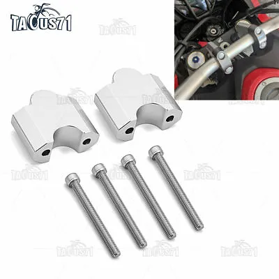 2  Handlebar Riser Clamp For Suzuki Boulevard M109 M1800R VZR1800 Intruder 06+ • $34.19