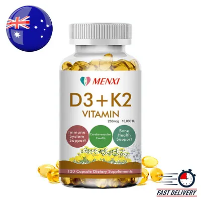 Vitamin K2 (MK7) With D3 Daily Supplement For Immunity Support Bone Health • $20.99
