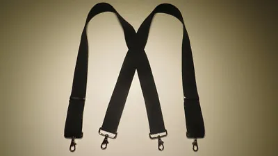 Men's Suspenders 2  Quality X Style Belt Loop Snap On Many Colors USA Made • $19.66