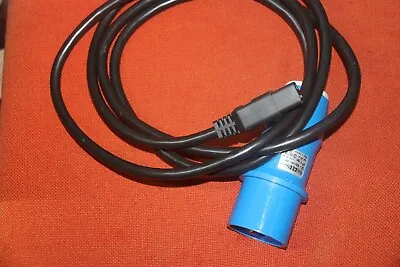 32 AMP 240V Blue Plug TO IEC C19 Socket UPS POWER LEAD 2.6 M  • £17.50