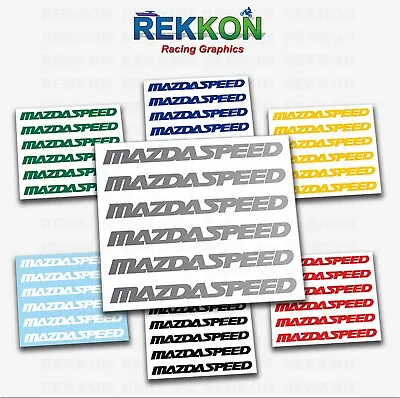 X6 MAZDASPEED Decal Sticker Racing Wheels Rims MAZDA Sport Logo Emblem  • $9.90