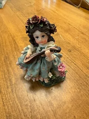 Vintage Little Girl Playing Violin • $10