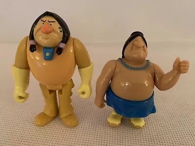 Disney Famosa Peter Pan Native American Figures 3” X 2 • £16.99