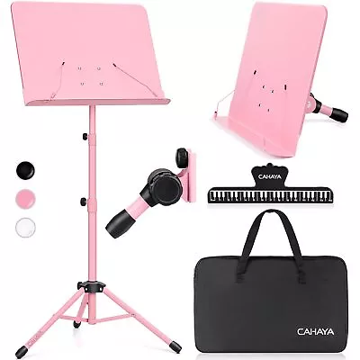 Sheet Music Stand & Tabletop Music Stand Solid Back With Carrying Bag For Boo... • $56.99