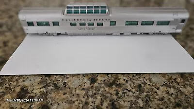 Broadway Limited HO Scale California Zephyr Silver Stirrup Vista Dome Car WP • $54