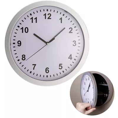 Private Wall Clock Safe Box Security Jewelry Money Cash Hidden Storage Container • $18.48