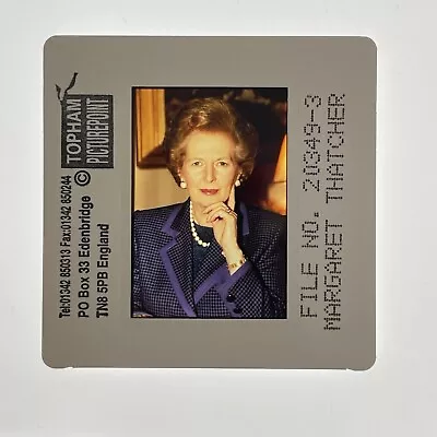 Margaret Thatcher United Kingdom Prime Minister S2915 SD02  35mm Slide • $16