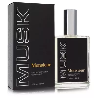 Monsieur Musk By Dana Eau De Toilette Spray 4 Oz For Men *NIB • $21.30