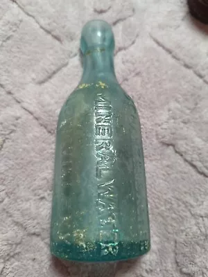 Blob Top Aqua Color Antique Schanzenbacher Mineral Water • $35