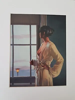 Jack Vettriano BABY BYE BYE WHITE Mounted Art Print Special Offer • £3.79