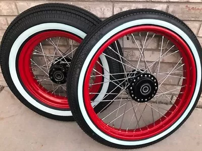 2008-2017 Harley Sportster Nightster Powder Coated 40 Spoke Old School Wheel Set • $1360