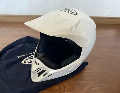 Vintage Arai Motocross Helmet MX-III MX-3 White Size XL NOS • $299