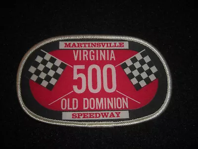  NASCAR Martinsville Virginia Speedway 500 Patch 1980's Old Dominion NHRA • $16.99