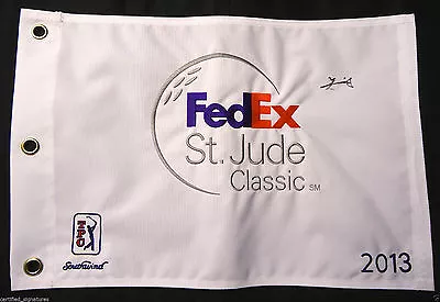 Guan Tianlang Signed 2013 Fed Ex St Jude Classic Flag 2013 Masters Coa J1 • $224.99