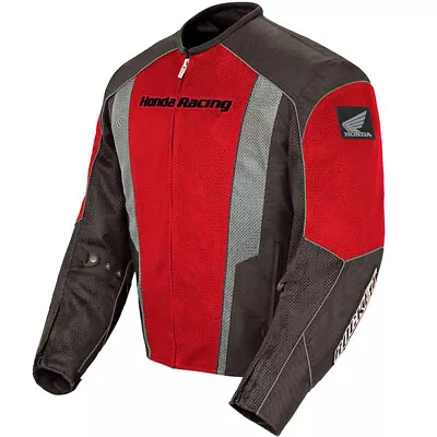 Joe Rocket Honda CBR Mesh Motorcycle Jacket Red/Black • $175.14