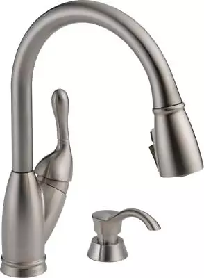 Delta Izak Pull-Down Kitchen Faucet In Stainless-Certified Refurbished • $134.57