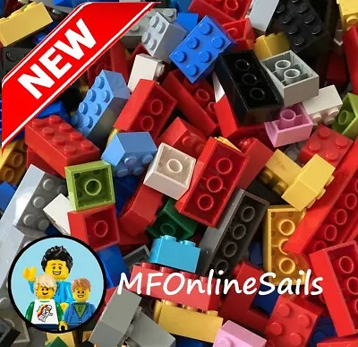 $9.75 • Buy *NEW* 50 LEGO  Big Bricks  2x2 2x3 2x4 & UP! -Random Bulk Lot Mixed Basic Colors
