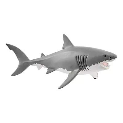 SCHLEICH Wild Life Great White Shark Toy Figure (14809) • $21.68