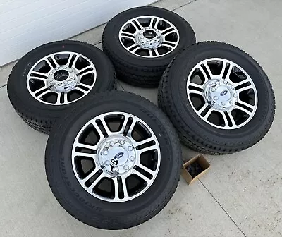 20  Ford F-350 Platinum Oem Black Wheels Tires Lariat Limited Rims F-250 Lugs • $2999.99