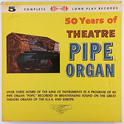 Various – 50 Years Of Theatre Pipe Organ Stereo 5x LP Box Set Somerset – SF-G 52 • $12.84