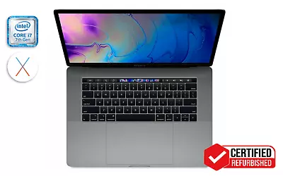Apple MacBook Pro Touch Bar 15.4  I7-7820HQ 16GB RAM 512GB SSD A1707 2017 Desc • £279