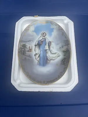 The Bradford Exchange Visions Of Our Lady Our Lady Of Medjugorje  Plate 1994 • $15