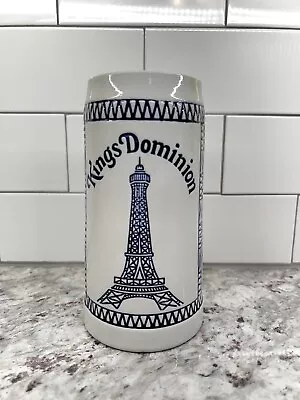 Vintage Kings Dominion Stoneware Eiffel Tower Porpoise Safari Beer Stein • $15.98