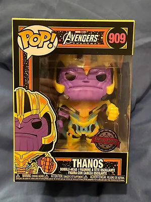 Funko Pop Thanos #909 (blacklight) Special Edition  Marvel Studios Infinity Saga • £10