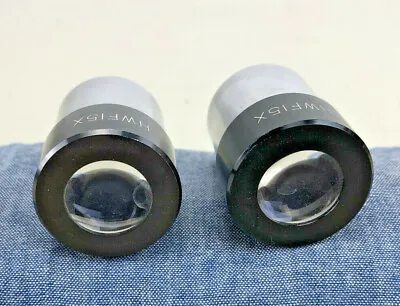 Wolfe HWF15x Microscope Eyepieces SET Of 2 • $49.95