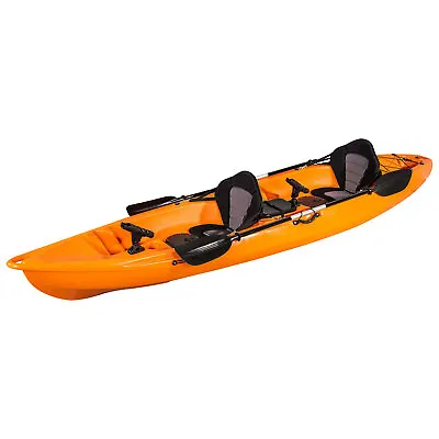 $699 • Buy Double Size Sit On Top Fishing Kayak Orange