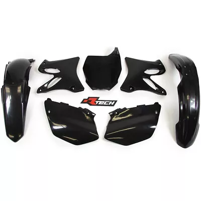 Racetech MX Yamaha YZ125 YZ250 2006-2014 Complete RTECH Black Plastics Kit • $209.95