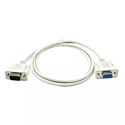 New 15Ft DB9 DB 9 9-Pin RS-232 Male To Female M/F Serial Extension Cable Wire • $19.98