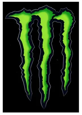 *BRAND NEW* Monster Energy Drink Stickers Logo Decal M Claw 3 X4  *BRAND NEW* • $2.25