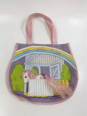 RARE My Little Pony Mini Tote Bag 'Bags Of Character' By Frankel & Roth 1983  • £9.99