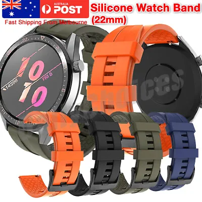 $9.75 • Buy 22mm Silicone Watch Band Strap For SAMSUNG GALAXY Watch 46MM SM-R800