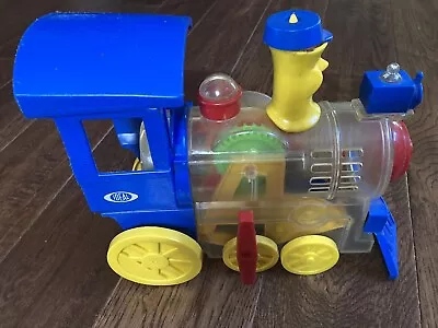 1974 Ideal Toys Lil Toot Wind Up Whistling Train Vintage • $35