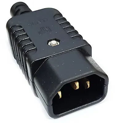 IEC Plug Rewireable Connector Socket 10A 250V Disco Kettle Lead Cable Adapter • £2.99