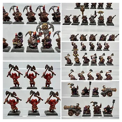 Warhammer Fantasy: Dwarf Units - Warriors Cannon Miners MULTI-LISTING GW • $19.99