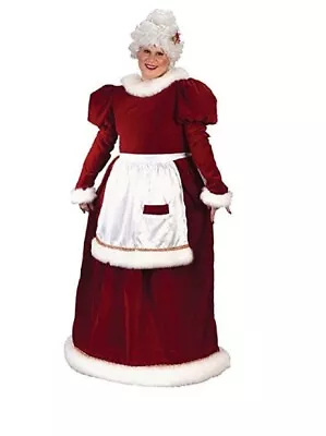 Fun World Costumes Women's Plus-Size Plus Size Adult Velvet Mrs. Santa Suit Red • $217.37