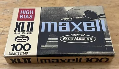 Maxell XLII High Bias Cassette Tape 100 Minutes SEALED NEW • $9.99