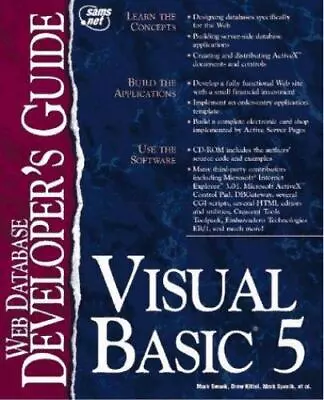 Visual Basic 5 Database Developer's Guide Swank Mark Kittel Drew Spenik Ma • $8.14