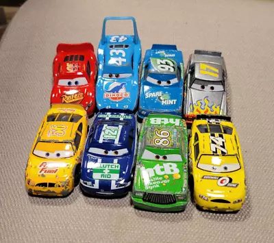 8 Disney Pixar Cars Steve McQueen Darrell Monte Carlo King Chick Hicks & MORE! • $24.99