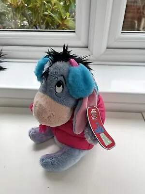 £9.99 • Buy Walt Disney Exclusive Eeyore With Gillet And Ear Warmers Soft Toy With Label