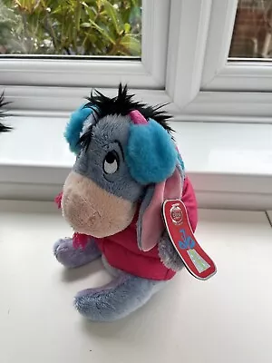 £9.99 • Buy Walt Disney Exclusive Eeyore With Gillet And Ear Warmers Soft Toy With Label