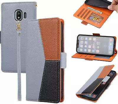 Galaxy J2 Pro (2018) Wallet Case Full Grain Finish Collage Style • $8.50