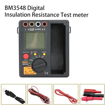 BM3548 2 In 1 Insulation Resistance Tester Meter Megger Megohmmeter Multimeter • $60.55
