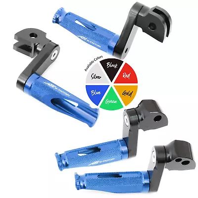 Blue 40mm Adjustable Front Rear Foot Pegs MFP For Vmax 1700 09-12 13 14 15 16 17 • $99.24