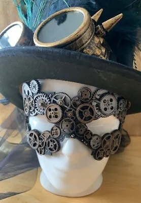 Mens Ladies STEAMPUNK MASK VENETIAN MASQUERADE BALL Cogs Gears Eye Mask • £4.99